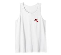 Sólo Bésame Podemos Hablar Más Tarde Beso Dulce San Valentín Camiseta sin Mangas