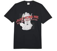 Solo bésame, Podemos Hablar más Tarde Cita Divertida de Amor Comfort Colors Adult Heavyweight T-Shirt