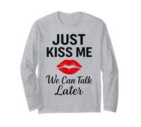 Solo bésame Podemos hablar más tarde Estado de ánimo romántico Manga Larga