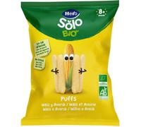 Solo BIO Snacks Puffs Maíz y Avena +8 Meses 25 gr