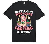 Solo Chica Le Encanta Ayunar Iftar Musulmán Ramadán Comfort Colors Adult Heavyweight T-Shirt