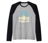 Solo Cinco Minutos más sueño Estado de ánimo Relajación Napper Rest Camiseta Manga Raglan