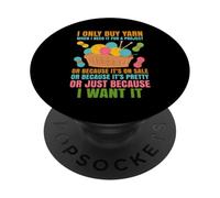 Solo compro Hilo Cuando lo Necesito para un Proyecto PopSockets PopGrip Adhesivo