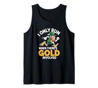 Solo corro por el Duende Dorado, Divertido Corredor del Día de San Patricio Camiseta sin Mangas