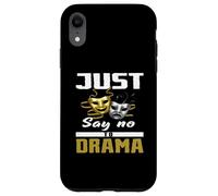 Solo di no al Drama para los Reyes y Reinas del Drama Carcasa para iPhone XR