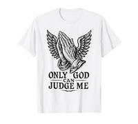 Solo Dios Puede Juzgarme Oración Manos Palomas Chicano Tatuaje Camiseta