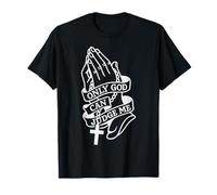 Solo Dios Puede Juzgarme Oración Manos Palomas Chicano Tatuaje Camiseta