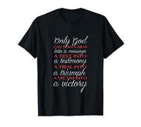 Solo Dios puede salvarte Solo Jesús puede redimirte Mat 19 26 Camiseta