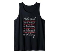 Solo Dios puede salvarte Solo Jesús puede redimirte Mat 19 26 Camiseta sin Mangas