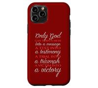 Solo Dios puede salvarte Solo Jesús puede redimirte Mat 19 26 Carcasa para iPhone 11 Pro