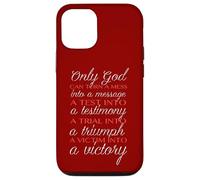 Solo Dios puede salvarte Solo Jesús puede redimirte Mat 19 26 Carcasa para iPhone 12/12 Pro