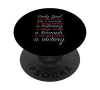 Solo Dios puede salvarte Solo Jesús puede redimirte Mat 19 26 PopSockets PopGrip Adhesivo