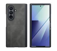Solo Diseñado para Samsung Galaxy Z Fold 7 Funda, Protector De Pantalla, Soporte Oculto Incorporado, Funda Delgada De Cuerpo Completo A Prueba De Golpes para Galaxy Z Fold 7 (Negro)