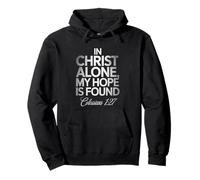 Solo en Cristo se Encuentra mi Esperanza Colosenses 127 Sudadera con Capucha