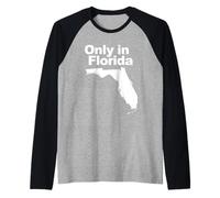 Solo en Florida Camiseta Manga Raglan
