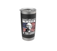 Solo es traición si pierdes a George Washington Patriotic Vaso térmico de acero inoxidable de doble pared