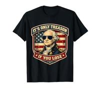 Solo es traición si pierdes el 4 de Julio Washington Patriot Camiseta gráfica económica