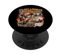 Solo es un Problema si estás perdiendo el Juego de Carreras de Caballos PopSockets PopGrip Adhesivo