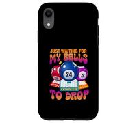 Solo Esperando Que mis Bolas caigan número de Bingo Juego Diciendo Carcasa para iPhone XR
