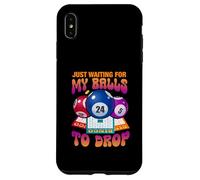Solo Esperando Que mis Bolas caigan número de Bingo Juego Diciendo Carcasa para iPhone XS MAX