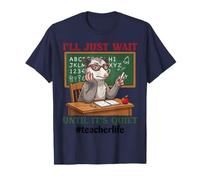 Solo esperaré hasta su Tranquila Vida Maestra de Meme de zarigüeya Camiseta