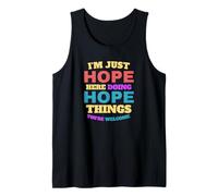 Solo espero Hacer Cosas de Esperanza Que Seas Bienvenido Camiseta sin Mangas