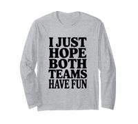 Solo espero Que Ambos Equipos se diviertan Manga Larga
