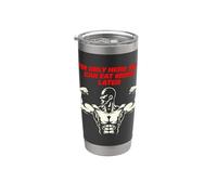 Solo estoy aquí, así que puedo comer más tarde Fitness Fitness Workout Gym Vaso térmico de acero inoxidable de doble pared