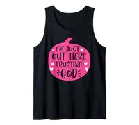 Solo estoy aquí confiando en Dios Camiseta sin Mangas