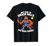 Solo Estoy Aquí para Dar Golpes Y Hacer Amigos - Padel Camiseta