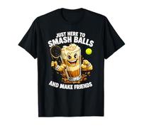 Solo Estoy Aquí para Dar Golpes Y Hacer Amigos - Padel Camiseta