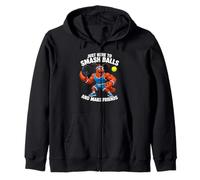 Solo Estoy Aquí para Dar Golpes Y Hacer Amigos - Padel Sudadera con Capucha