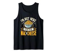 Solo Estoy Aquí para El Amante De La Comida Macarrones con Macarrones con Queso Camiseta sin Mangas