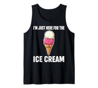Solo Estoy aquí para el Helado Camiseta sin Mangas