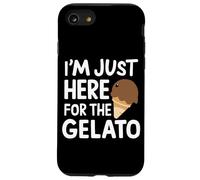 Solo Estoy aquí para el Helado Italiano de Chocolate Carcasa para iPhone SE (2020) / 7/8