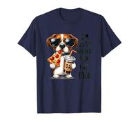 Solo estoy aquí para el humor del perro de comida Camiseta