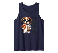 Solo estoy aquí para el humor del perro de comida Camiseta sin Mangas