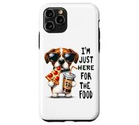 Solo estoy aquí para el humor del perro de comida Carcasa para iPhone 11 Pro