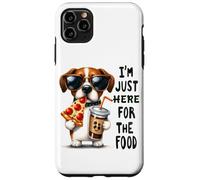 Solo estoy aquí para el humor del perro de comida Carcasa para iPhone 11 Pro Max