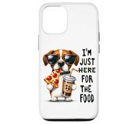 Solo estoy aquí para el humor del perro de comida Carcasa para iPhone 12/12 Pro