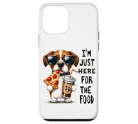 Solo estoy aquí para el humor del perro de comida Carcasa para iPhone 12 mini