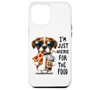 Solo estoy aquí para el humor del perro de comida Carcasa para iPhone 12 Pro Max