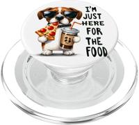 Solo estoy aquí para el humor del perro de comida PopSockets PopGrip para MagSafe