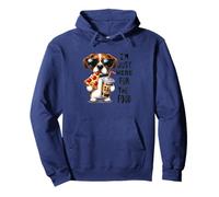 Solo estoy aquí para el humor del perro de comida Sudadera con Capucha