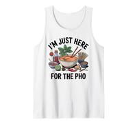 Solo Estoy aquí para el Pho Camiseta sin Mangas
