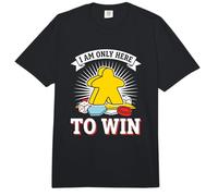 Solo Estoy aquí para Ganar un Jugador de Juego de Mesa Comfort Colors Adult Heavyweight T-Shirt