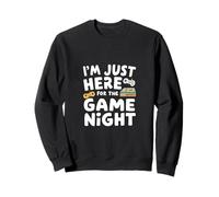 Solo Estoy aquí para la decoración Nocturna de Videojuegos para Adultos en Familia Sudadera