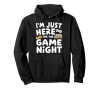 Solo Estoy aquí para la decoración Nocturna de Videojuegos para Adultos en Familia Sudadera con Capucha