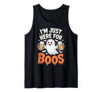Solo Estoy aquí para la Divertida Fiesta de Halloween de Boos Beer Ghost Camiseta sin Mangas