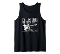 Solo estoy aquí para los fanáticos de Visual Kei Funny V-Kei Visual Kei Camiseta sin Mangas